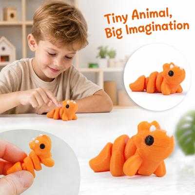 3D Printed Articulated Action Figure with Movable Joints for Creative Play