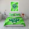 Green ASSE Logo Bedding Set Bedding Duvet Cover Set Duvet Cover Pillowcases  (1 * Duvet Cover 2 * Pillowcases, without duvet insert)