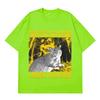 Cheese Muncher Funny Vintage Rat Print TShirt Unisex Unisex Gothic Punk Tshirt Summer Shortsleeved Loose Cotton Hiphop Tshirts