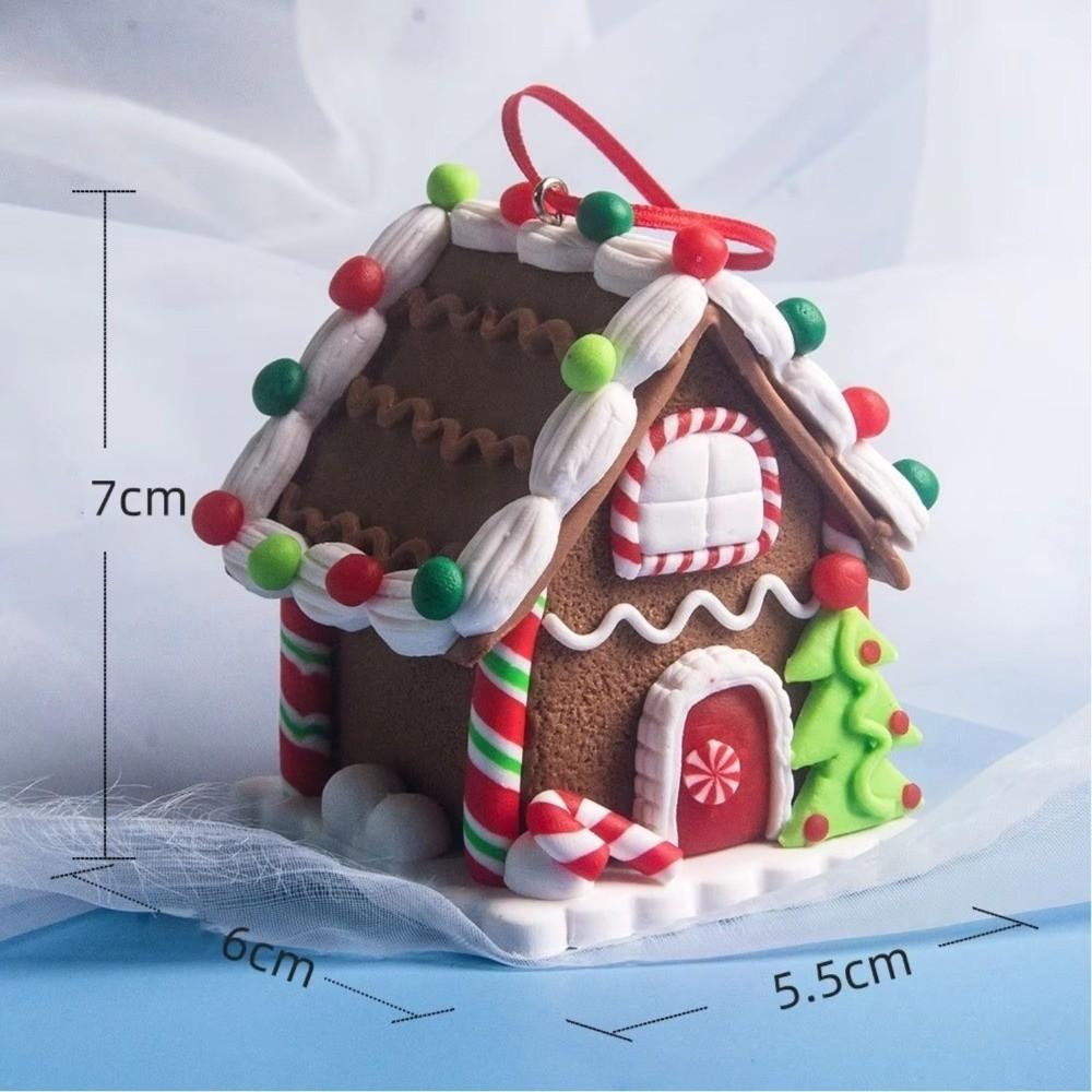 With Rope Gingerbread House Decor Christmas Gingerbread House Holiday House Ornaments  Home Decor