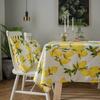 Tablecloth Fabric Waterproof Lemon Print Small Fresh Table Mat Coffee Table Cloth