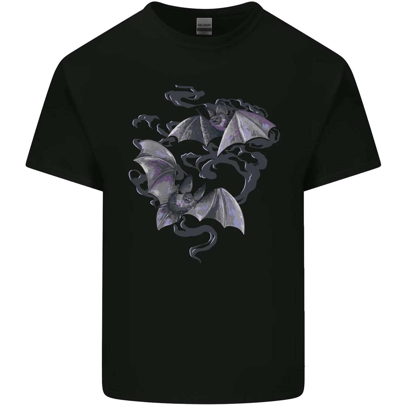 Bats and Smoke Vampires Halloween Kids T-Shirt Childrens S