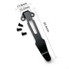 Stainless Steel Back Clip for DIY Folding Pocket Knife Tool DIY Accessories Back Clip Custom Folding Knife Back Clip Holder