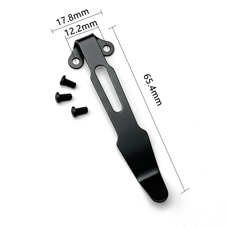 Stainless Steel Back Clip for DIY Folding Pocket Knife Tool DIY Accessories Back Clip Custom Folding Knife Back Clip Holder