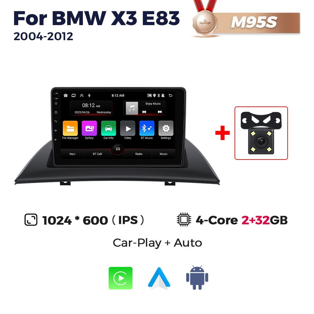 Navifly 8Core 2din Android Car Radio Multimedia Video Player For BMW X3 E83 2004-2012 Carplay Auto DSP GPS Navigation Head Unit