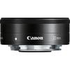 Canon Single Focus Wide Angle Lens EF-M22mm F2 STM Mirrorless SLR Compatible Black, Black