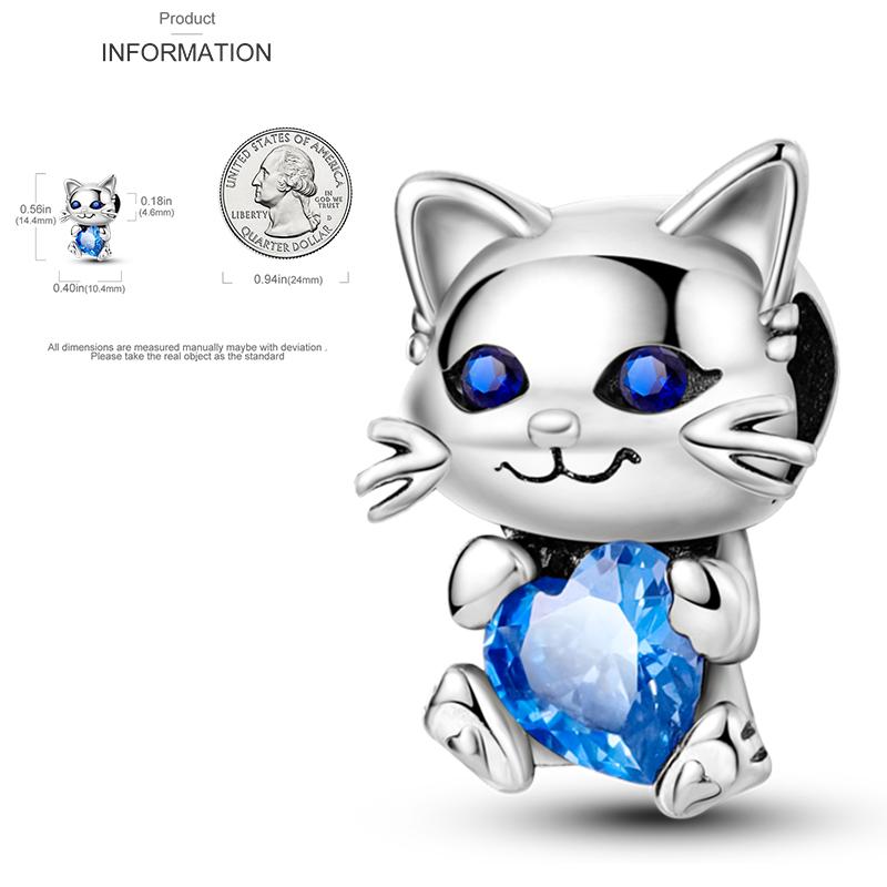 Медные Шармы Бусина Ночник Бабочка Светлячок Кошка Собака Сова Подходят для Браслета-Браслета Ожерелья DIY Ювелирные Изделия