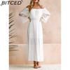 Women's Dress One-shoulder Lace-panelled Dress
