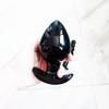 VaHppy Black Glass Anal Plugs 3pcs 3.4/4.9/6.5cm SM BDSM Adult Products Gay Anal Masturbation Expansion Sex Toys Pulling Beads