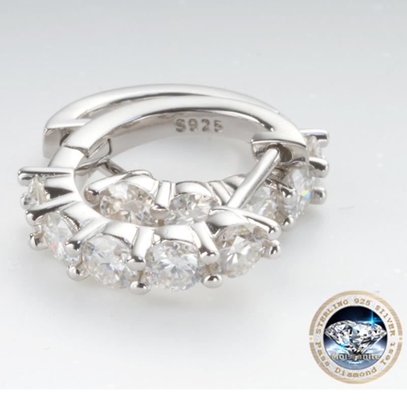 

Gica Gema 3 мм/3,5 мм серьги с цирконом, стерлинговое серебро 925 пробы, крючки для ушей, женские роскошные ювелирные украшения, повседневный подарок s белый