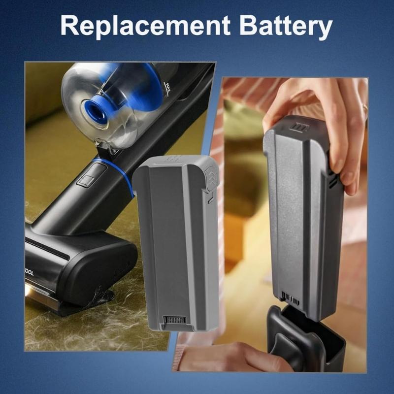 Long Lasting 2500mAh Robotic Vacuum Battery 25.2V Replacement Power for Extended Cleaning Event and Fast Charging