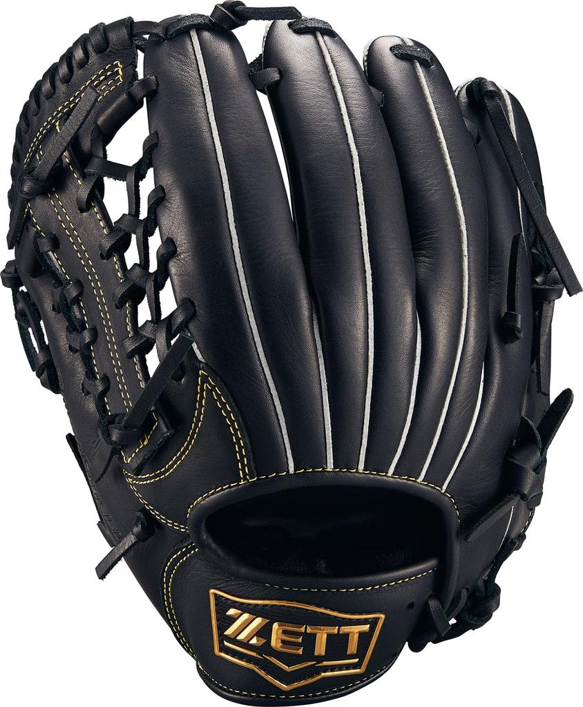 ZETT Youth Baseball Soft Black Size BJGB74540F Glove, Steer, All-Around, Left-Handed Throw, (1900), L,