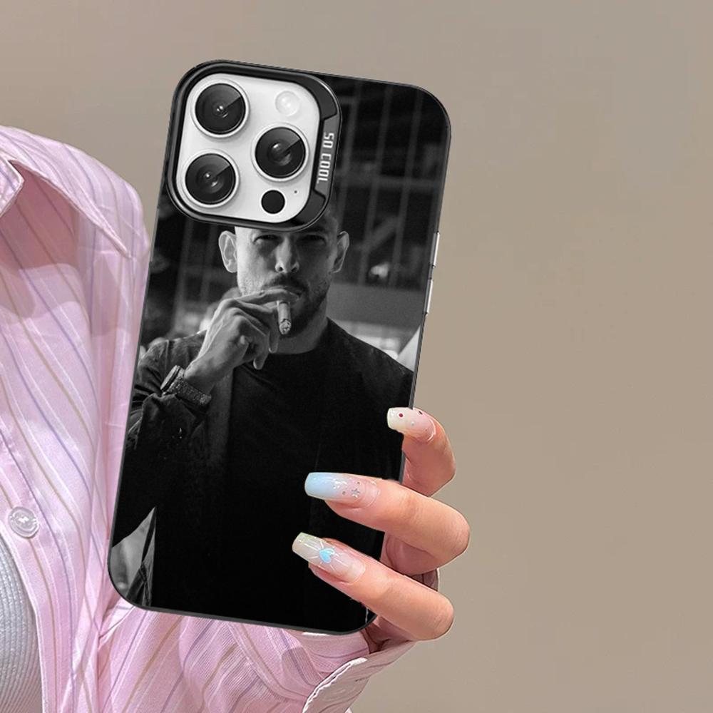 

Andrew Tate Phone Case For iPhone 16 15 14 13 12 11 Pro Max X XR XSMAX Matte Shockproof Back Cover iPhone 14