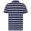 Lazy Jacks Herren Gestreiftes Kurzarm Rugby Poloshirt