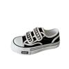 Platform children's spring new models, small people show height canvas shoes, Velcro board shoes, women's models
