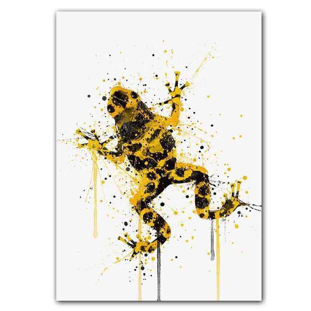 Neue Nordic Abstrakte Tier Poster Wand Malerei Abstrakte Splash Tinte Kunst Leinwand Malerei Wohnzimmer Korridor Hause Dekoration Wandbild Kein Rahmen