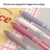 8PCS Stress Relief Retractable Gel Pen 0.5MM Tip Quick Drying Gel Pen Office Writing Tool for Journaling Note Taking