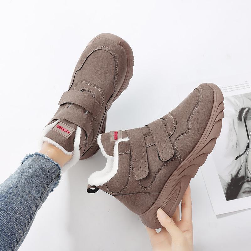 Winter new velvet warm casual shoes cotton shoes lightweight non-slip shoes
