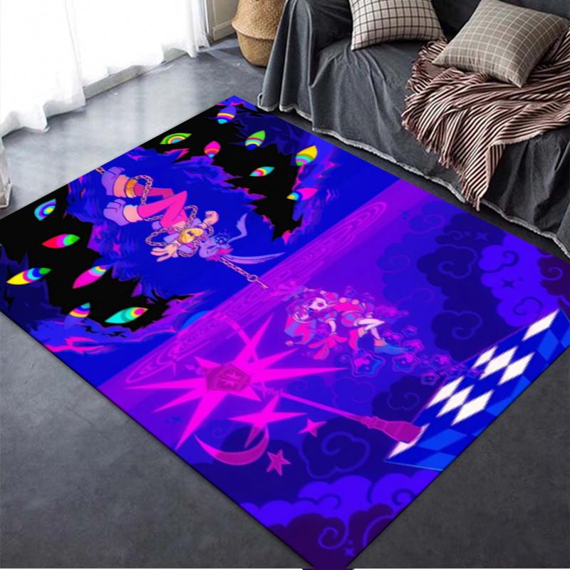 Digital Circus Carpet Rug For Living Room Bedroom Home Sofa Decorationkids Play Nonslip Floor Mat