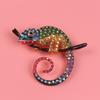 Animal Brooch Vintage Alloy Water Drilling Butterfly Pin For Women Fashion Jewelry