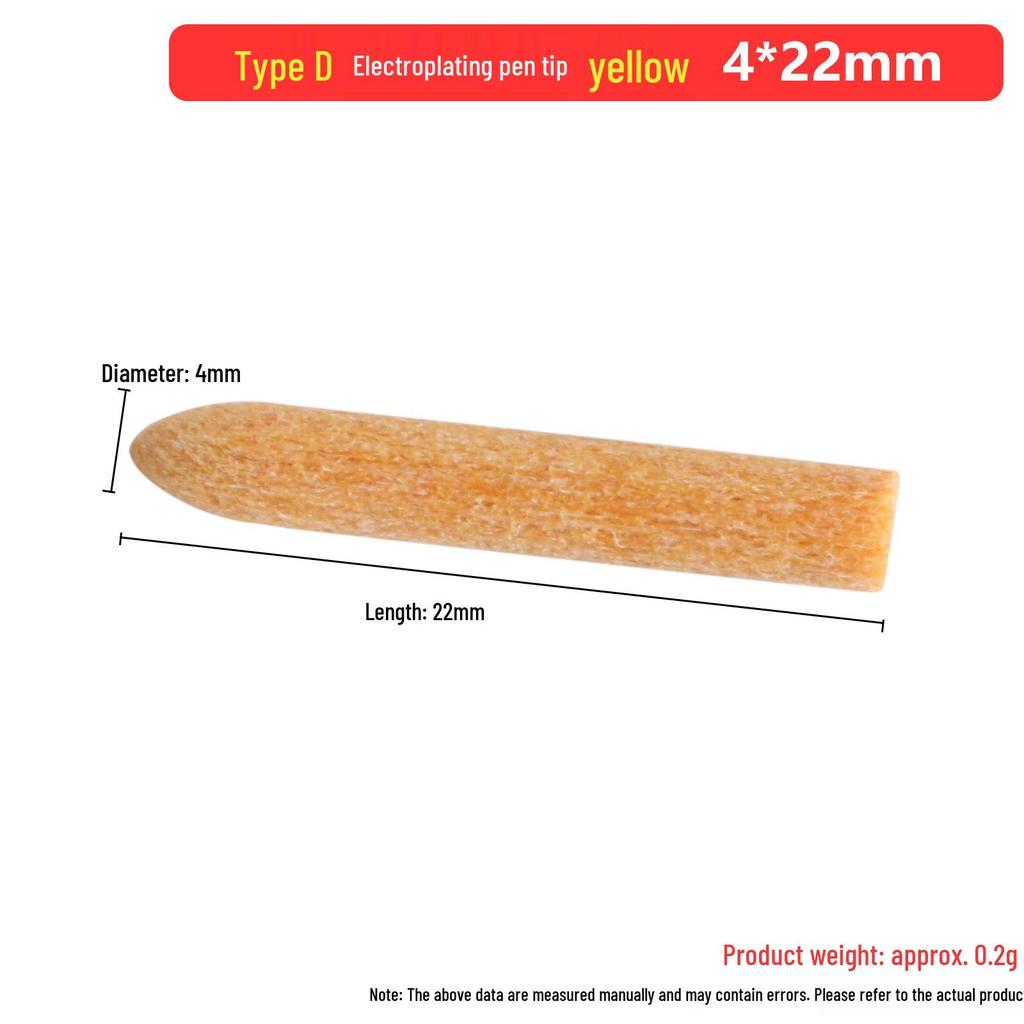 Electroplating Brush Pen Tip for Watch and Jewelry Restoration