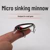 Japanese Micro Minnow 43mm 3g Slow Sinking Red Eye, Chub, Bass, Whitefish Lure
