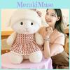 Adorable Sheep Plush Toy For Girls Birthday Gift 25cm Soft Pp Cotton Stuffed Animal Decor