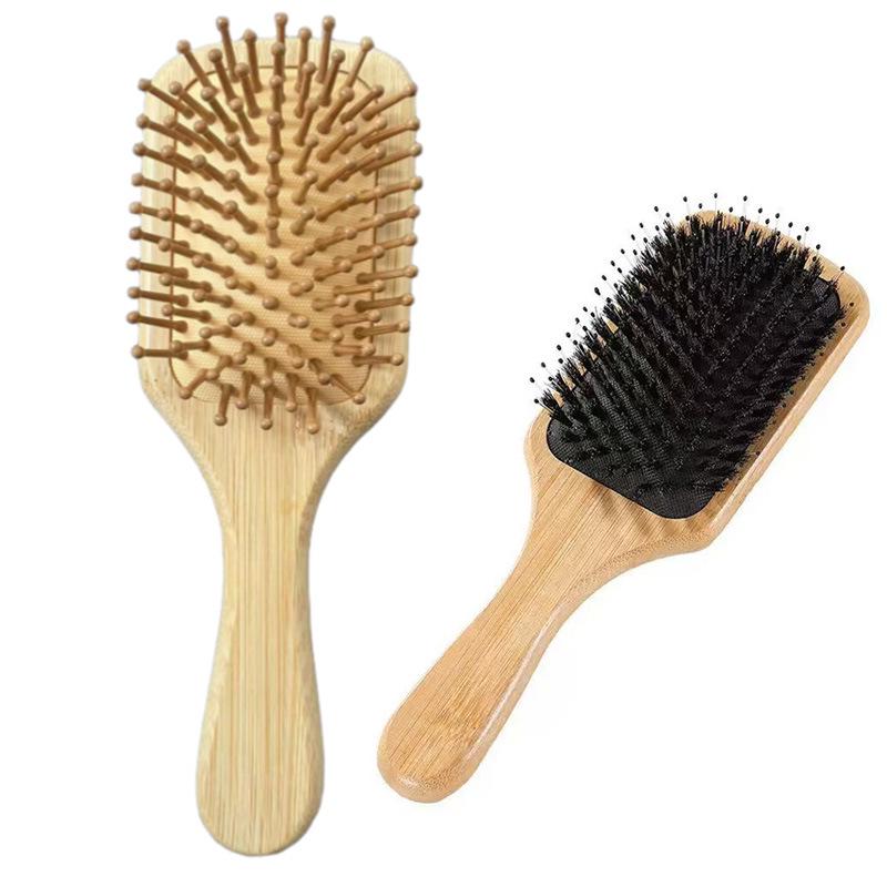 Osaka Bamboo Anti-Static Scalp Massager Comb for Smooth, Tangle-Free Hair