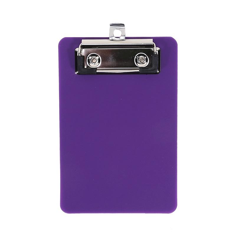 Simple A7 Bill Clipboard Memo Pad Clip Board Loose-leaf Notebook File Writing Pad Clamps Paper Holder Office School Supplies фиолетовый 1270₽