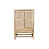 Buffet - Bois de manguier - 150 x 43 x 80 cm - Blanc - Brun foncé