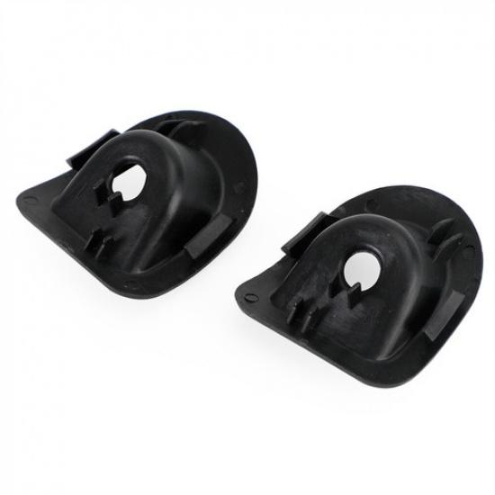 Pair Door Lock Knob Grommet Bezel Cover Black LH & RH For Ford Mustang 2005-2014