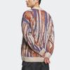 Adidas Originals Patterned Knit Long Sleeve Button-Up Unisex Tops Light-Khaki IX7818