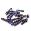 10/15/20/25/30/35/40/45/50/60 Titanium Flange With Drilled Holes Hex Head Bolts  Motorcycle