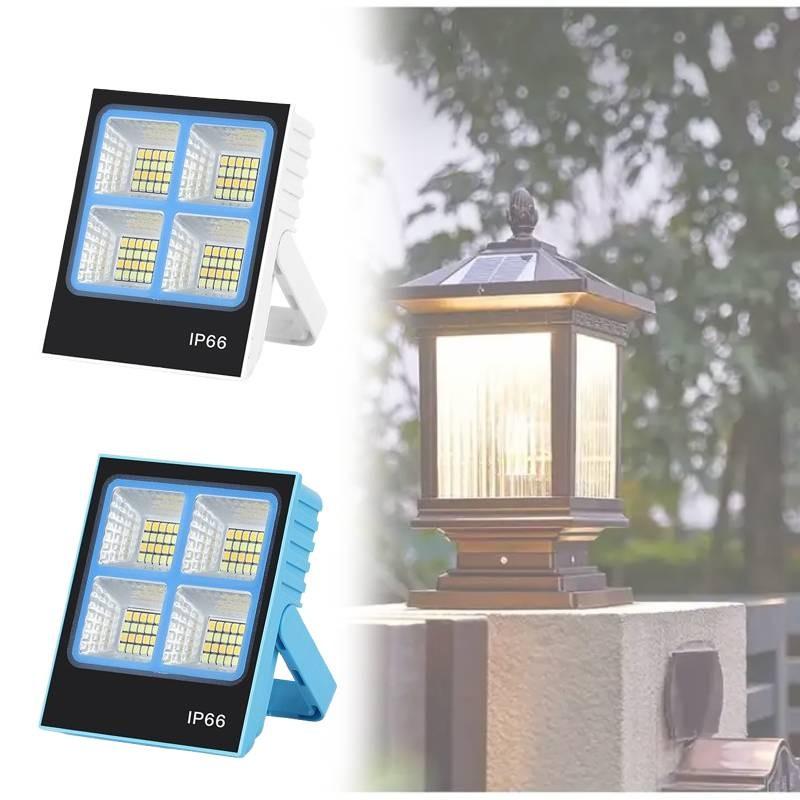 Led Charged Solar Outdoor Floodlight Bright Waterproof Magnetic Light Camping