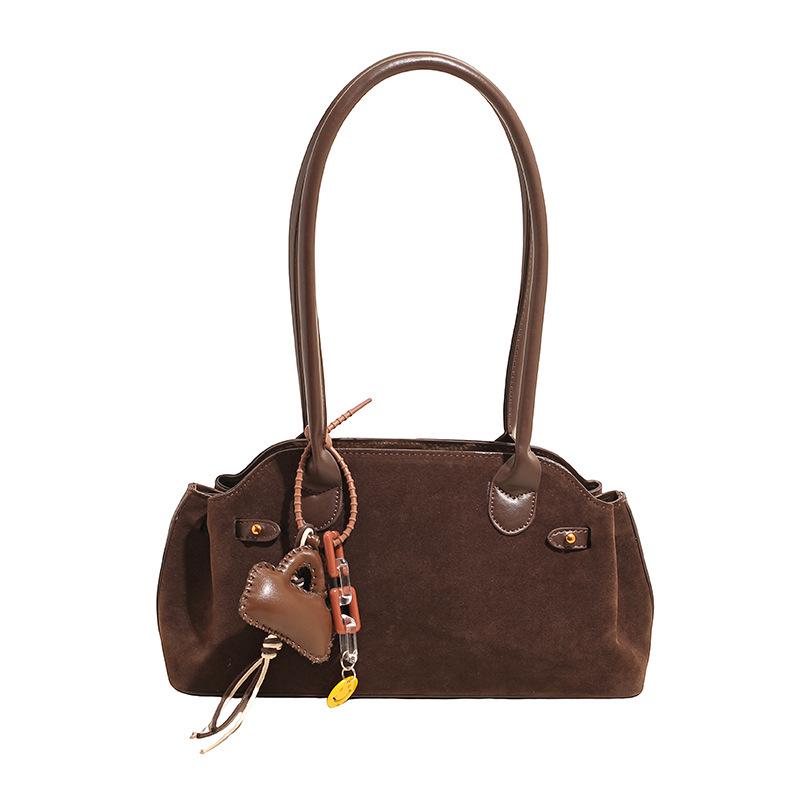 

2025 Women s Retro Shell Shoulder Bag - European, American, Korean Trend - Simple Casual Crossbody Without pendant кофейный