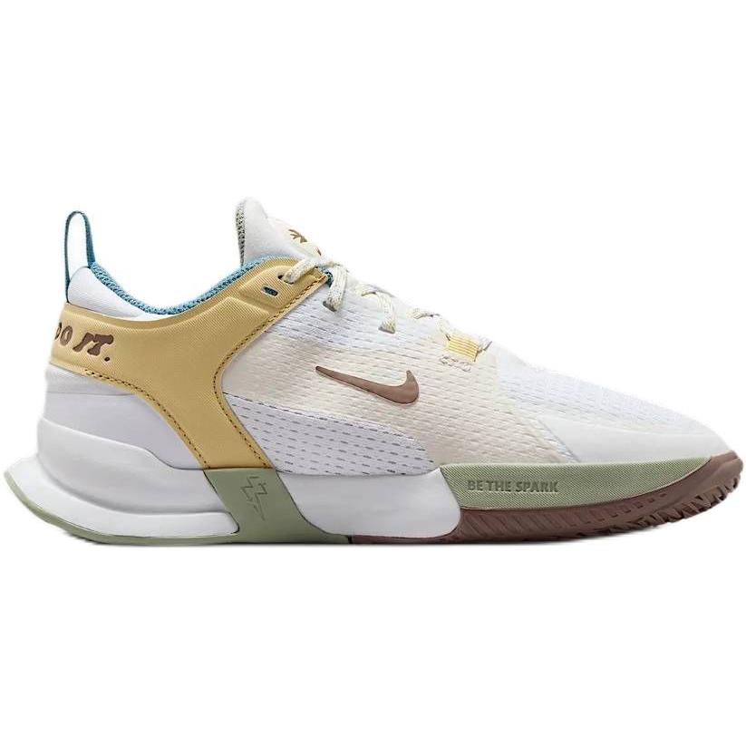 Nike Crosscourt GS White Mink Brown Yellow Kids Sneakers Summit-White Team-Gold Soft-Yellow HV6008-121