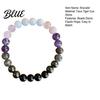 Wear-resistant Bracelet Women Elastic Rope Faux Tiger Eye Stone Non-fading