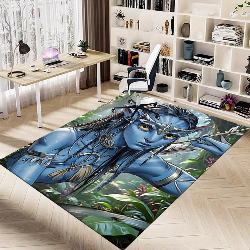 1pz Tappeto Avventura Mondo Avatar per Stanza dei Giochi Camera da Letto Soggiorno Divano Arredamento Casa, Tappeto Area Giochi Bambini Tappetino Antiscivolo Y72928