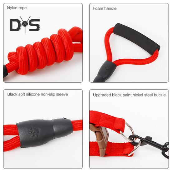 Hundegeschirr mit Leine, Hundetrainingsweste, Führstrick mit weich gepolstertem Griff, Haustier-Traktionszubehör für kleine und mittelgroße Hunde und Katzen