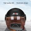 Motorcycle Retro Helmet High-definition Lens Breathable Scooter Electric-bike Helmet Cool Riding Equipment
