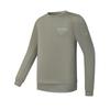 Fila Fitness Simple Casual Pullover Long Sleeve Sweatshirt Men Sweatshirt Smoke-Olive Khaki A11M511205F-DK