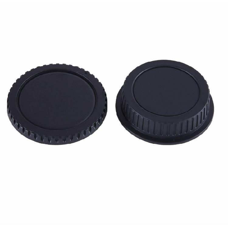 Camera Body Caps and Lens Rear Caps Cover Replacement DSLR Cameras Mount Lens Cover for 550D/7D/50D/600D Camera