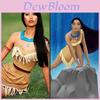 Elegancki Dziewczęcy Kostium Księżniczki Pocahontas Indianka Halloweenowa Sukienka Dla Kobiet Z Akcesoriami