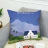 H-Henry Art Pillow Case For Car Sofa Decorative Home Double-sided Print Plush Square Throw Pillow Cushion Cover