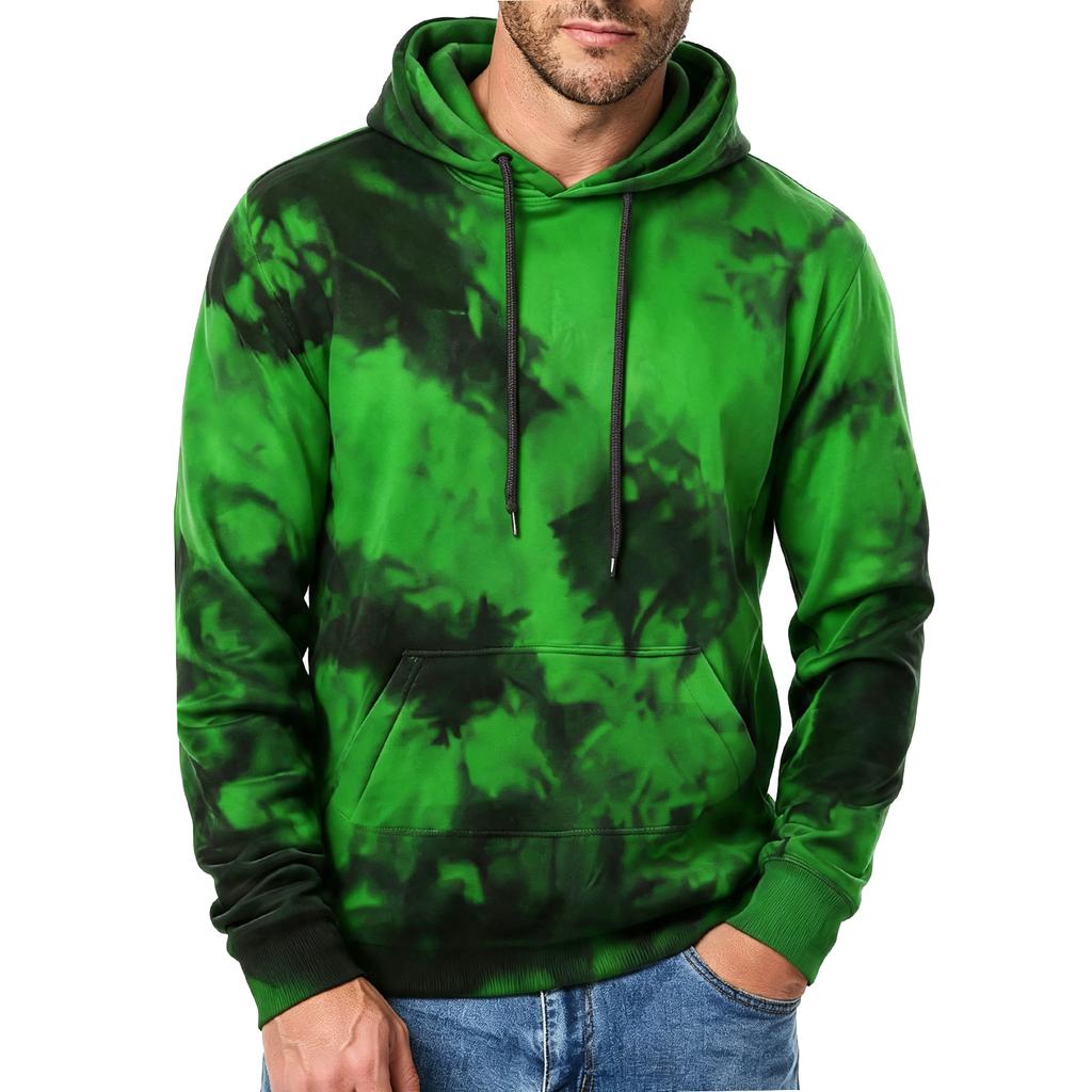 Halloween Flame Print Hoodie with Fiery Pattern for Costume Party
