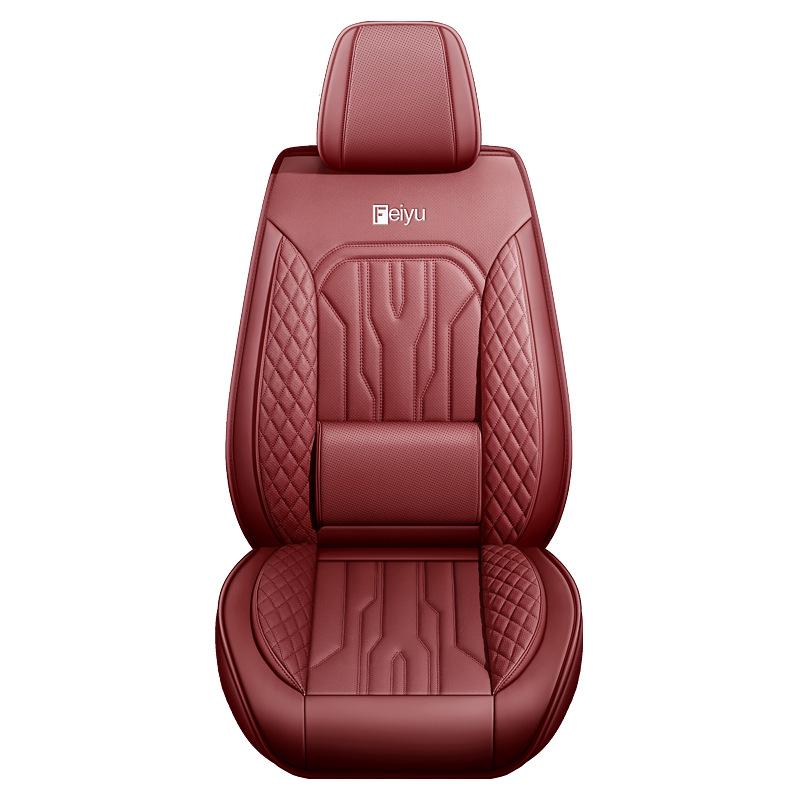 All-Season Leather Car Seat Cushions for Small Cars & SUVs