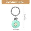 Versatile Keychain Bag Decoration Daisy Hat Clip Silicone Travel Accessory for Attaching Hat to Bag or Suitcase