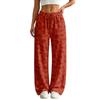 Pantaloni della tuta casual da donna a gamba dritta con tasche Pantaloni colorati per l'uso quotidiano