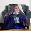 1pc Addams Family Wednesday Enid1 Blanket, Gift, for Men and Women, Soft Blanket, Good for Sofa Bed Couch Travel, Lightweight Flannel Blanket