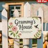 Vintage Metal Wall Art, Flower Tin Sign for Kitchen